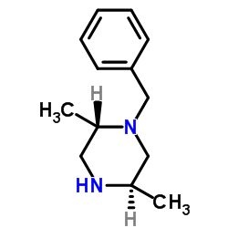 (2S,5R)-1-Benzyl-2,5-Dimethyl-Piperazine Structure