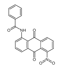 1-benzoylamino-5-nitro-anthraquinone结构式