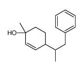 1-methyl-4-(1-phenylpropan-2-yl)cyclohex-2-en-1-ol结构式