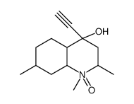 4-ethynyl-1,2,7-trimethyl-1-oxido-2,3,4a,5,6,7,8,8a-octahydroquinolin-1-ium-4-ol Structure