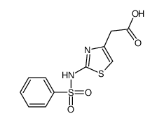 2-[2-(benzenesulfonamido)-1,3-thiazol-4-yl]acetic acid图片