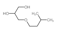 1-ISOAMYL GLYCEROL ETHER structure