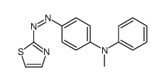 2-[p-(N-Methylanilino)phenylazo]thiazole Structure