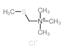 Ammonium, trimethyl[ (methylthio)methyl]-, chloride picture