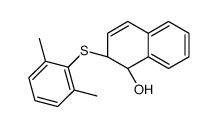 (1R,2R)-2-(2,6-dimethylphenyl)sulfanyl-1,2-dihydronaphthalen-1-ol Structure