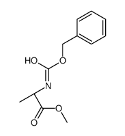 methyl (2R)-2-(phenylmethoxycarbonylamino)propanoate结构式