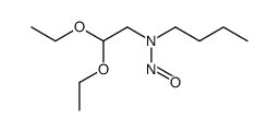 butyl-(2,2-diethoxy-ethyl)-nitroso-amine结构式