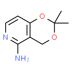 4H-1,3-Dioxino[5,4-c]pyridin-5-amine,2,2-dimethyl-(9CI) structure