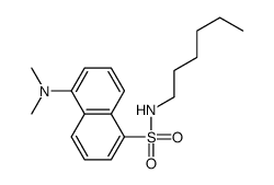 5-(dimethylamino)-N-hexylnaphthalene-1-sulfonamide Structure