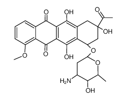 daunorubicin semiquinone radicals structure