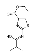 Ethyl 2-(isobutyrylamino)-1,3-thiazole-4-carboxylate structure