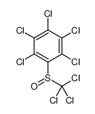 Sulfoxide, pentachlorophenyl trichloromethyl Structure