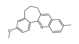 3-methoxy-10-methyl-6,7-dihydro-5H-benzo[6,7]cyclohepta[1,2-b]quinoline Structure