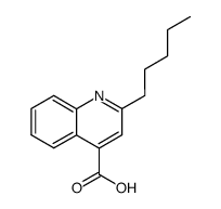 2-pentyl-quinoline-4-carboxylic acid Structure