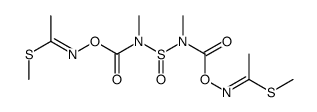 methyl (1Z)-N-[methyl-[methyl-[(Z)-1-methylsulfanylethylideneamino]oxycarbonylsulfinamoyl]carbamoyl]oxyethanimidothioate结构式