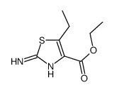 4-Thiazolecarboxylicacid,2-amino-5-ethyl-,ethylester(9CI)结构式