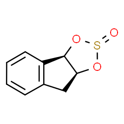 1,2-Indanylenesulfite,(C9H8O2)SO,cis-(6CI) Structure