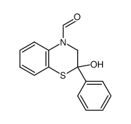 4-formyl-2-hydroxy-2-phenyl-2,3-dihydro-1,4-benzothiazine Structure