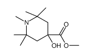 4-Piperidinecarboxylicacid,4-hydroxy-1,2,2,6,6-pentamethyl-,methylester(9CI) structure