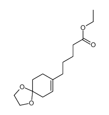 ethyl 5-(1,4-dioxaspiro[4.5]dec-7-en-8-yl)pentanoate Structure