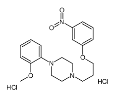 1-(2-methoxyphenyl)-4-[3-(3-nitrophenoxy)propyl]piperazine,dihydrochloride结构式