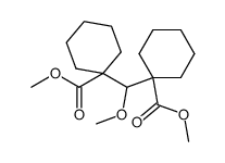 dimethyl 1,1'-(methoxymethylene)bis(cyclohexane-1-carboxylate)结构式