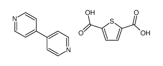 4-pyridin-4-ylpyridine,thiophene-2,5-dicarboxylic acid Structure