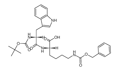 Boc-D-Trp-Lys(Cbz)-OH Structure