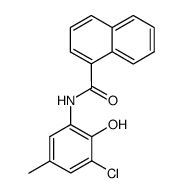 [1]naphthoic acid-(3-chloro-2-hydroxy-5-methyl-anilide) Structure