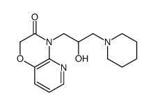 10-[2-hydroxy-3-(1-piperidyl)propyl]-7-oxa-2,10-diazabicyclo[4.4.0]dec a-2,4,11-trien-9-one Structure