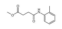 methyl 4-(2-methylphenyl)amino-4-oxobutanoate Structure