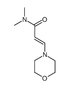 N,N-dimethyl 3-morpholinylpropenoamide Structure