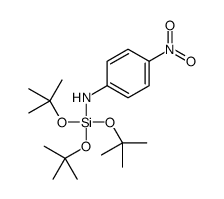 4-nitro-N-[tris[(2-methylpropan-2-yl)oxy]silyl]aniline Structure