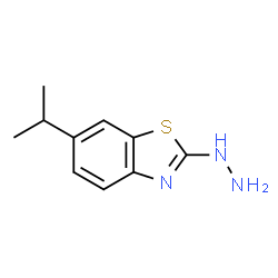 6-(1-METHYLETHYL)-2(3H)-BENZOTHIAZOLONE HYDRAZONE结构式