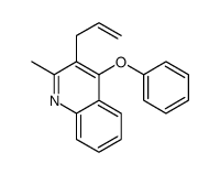 2-methyl-4-phenoxy-3-prop-2-enylquinoline Structure