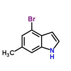 4-Bromo-6-methyl-1H-indole structure