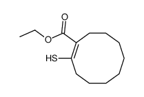 ethyl 2-sulfanylcyclodecene-1-carboxylate Structure