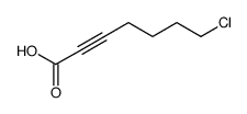 7-Chlor-heptin-(2)-saeure Structure