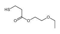 3-Mercaptopropionic acid 2-ethoxyethyl ester Structure