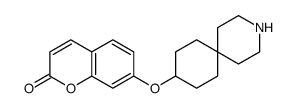 7-(3-azaspiro[5.5]undecan-9-yloxy)chromen-2-one Structure