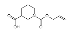 1-N-ALLOC-PIPERIDINE-3-CARBOXYLIC ACID结构式