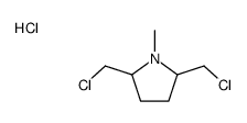 2,5-BIS(CHLOROMETHYL)-1-METHYLPYRROLIDINE HYDROCHLORIDE结构式