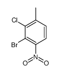 3-bromo-2-chloro-1-methyl-4-nitrobenzene Structure