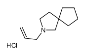 2-prop-2-enyl-2-azoniaspiro[4.4]nonane,chloride结构式