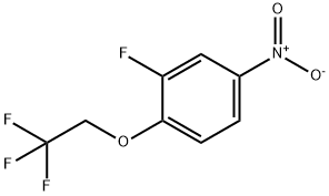 2-Fluoro-4-nitro-1-(2,2,2-trifluoroethoxy)benzene结构式