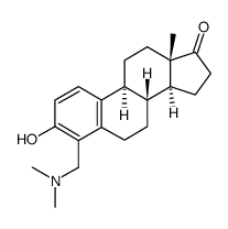 4-Dimethylaminomethyl-oestron结构式