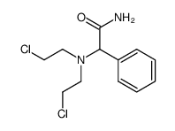 [bis-(2-chloro-ethyl)-amino]-phenyl-acetic acid amide Structure