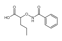 2-benzoylaminooxy-pentanoic acid Structure