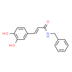 2-Propenamide, 3-(3,4-dihydroxyphenyl)-N-(phenylmethyl)- structure