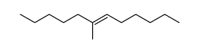 (E)-6-methyl-6-dodecene结构式